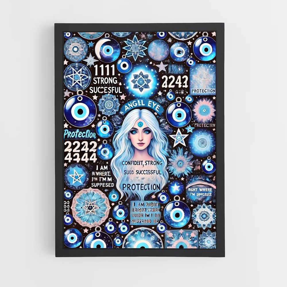 ap-evil eye-17 cadre Noir