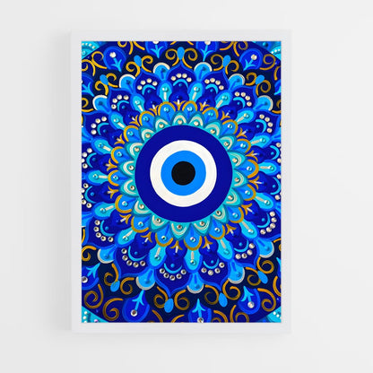 ap-evil eye-7 cadre Blanc