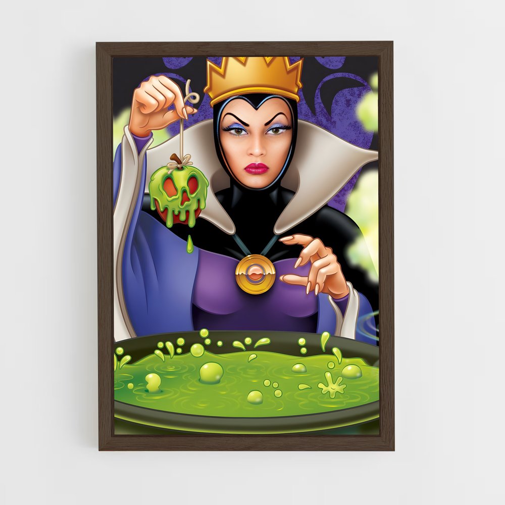ap-evil queen-2 cadre Bois foncé