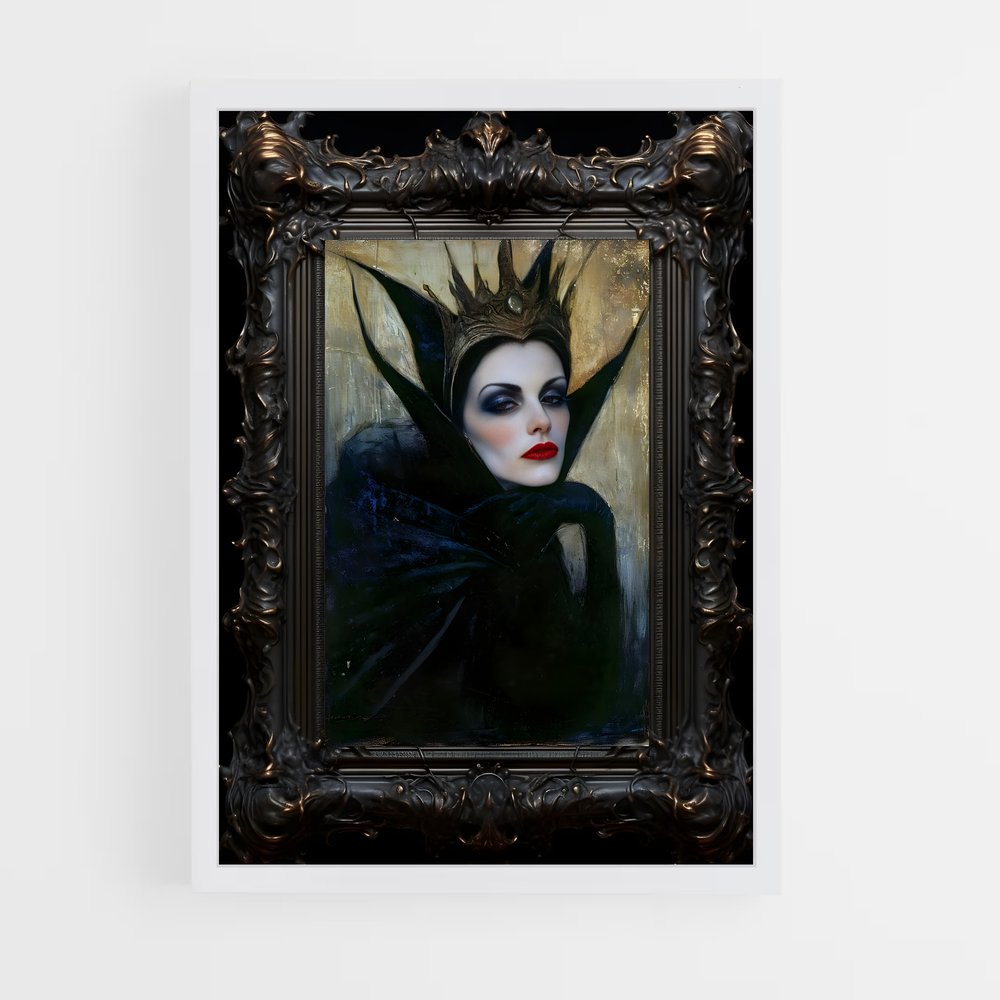 ap-evil queen-5 cadre Blanc