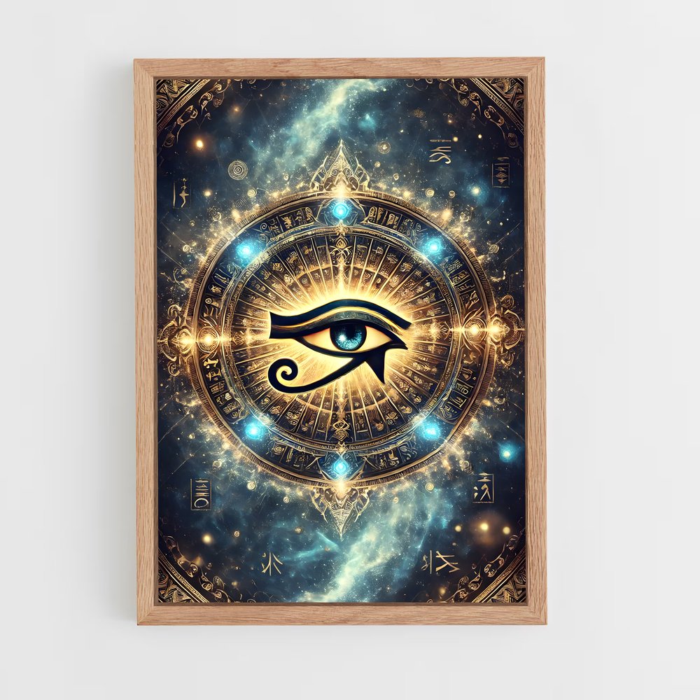 ap-eye of horus-1 cadre Bois clair