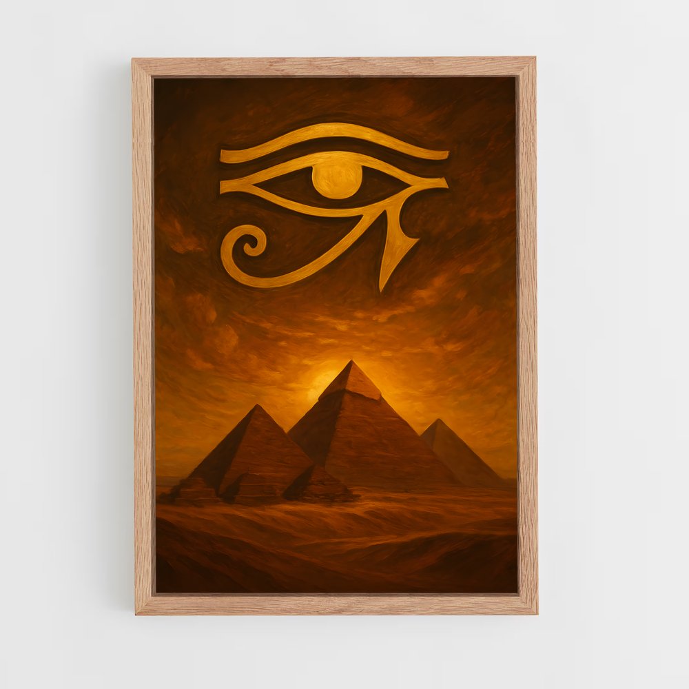 ap-eye of horus-4 cadre Bois clair