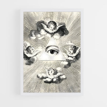 ap-eye of providence-1 cadre Blanc