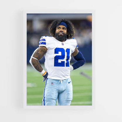 ap-ezekiel elliott-1 cadre Blanc
