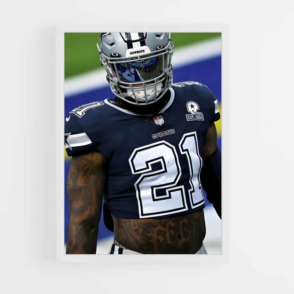 ap-ezekiel elliott-2 cadre Blanc