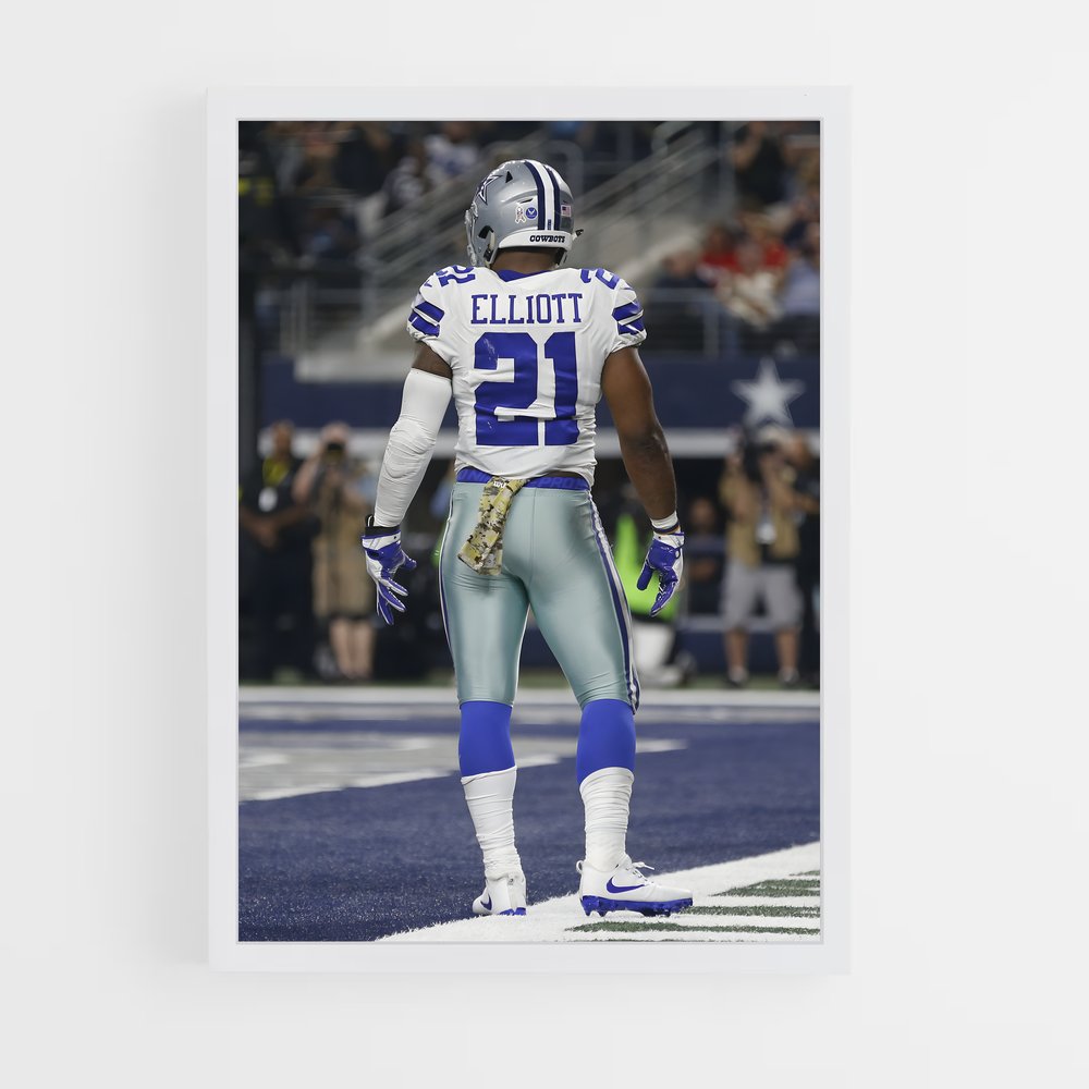 ap-ezekiel elliott-4 cadre Blanc