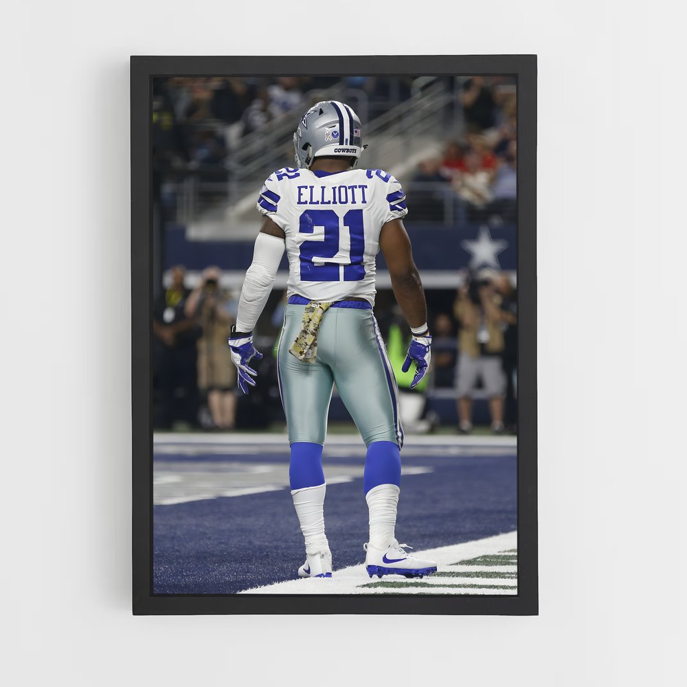 ap-ezekiel elliott-4 cadre Noir