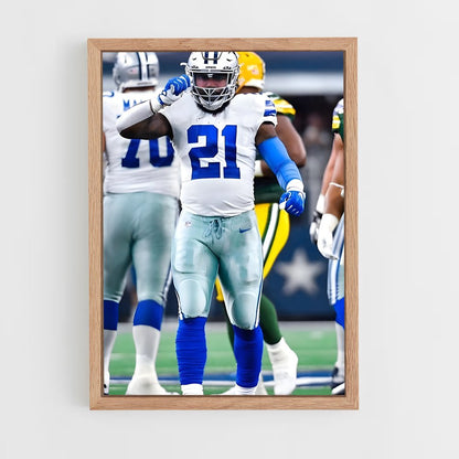 ap-ezekiel elliott-5 cadre Bois clair