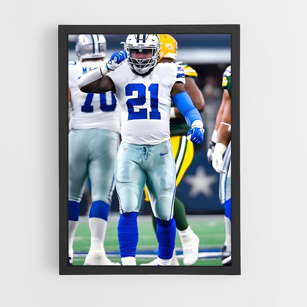 ap-ezekiel elliott-5 cadre Noir