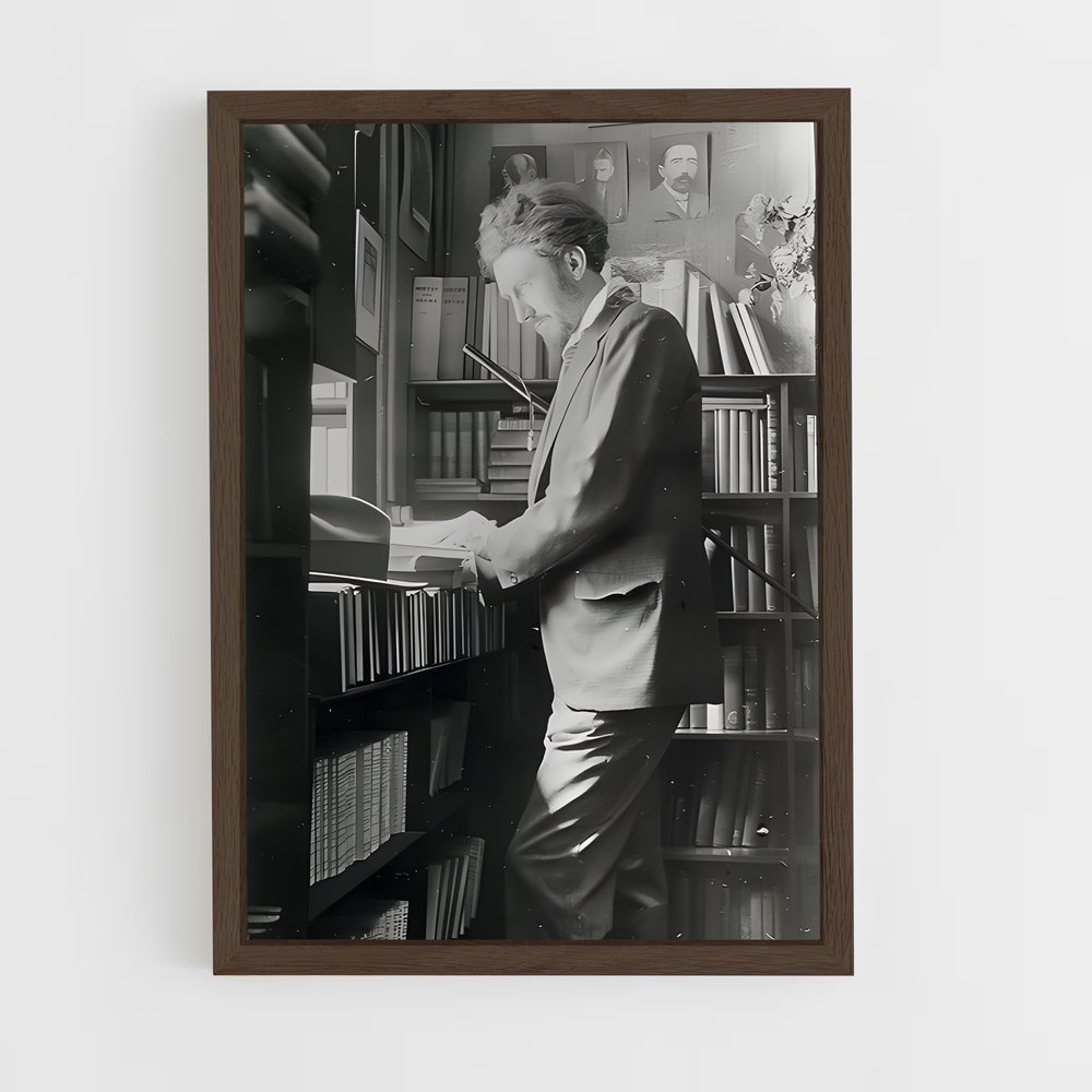 ap-ezra pound-1 cadre Bois foncé