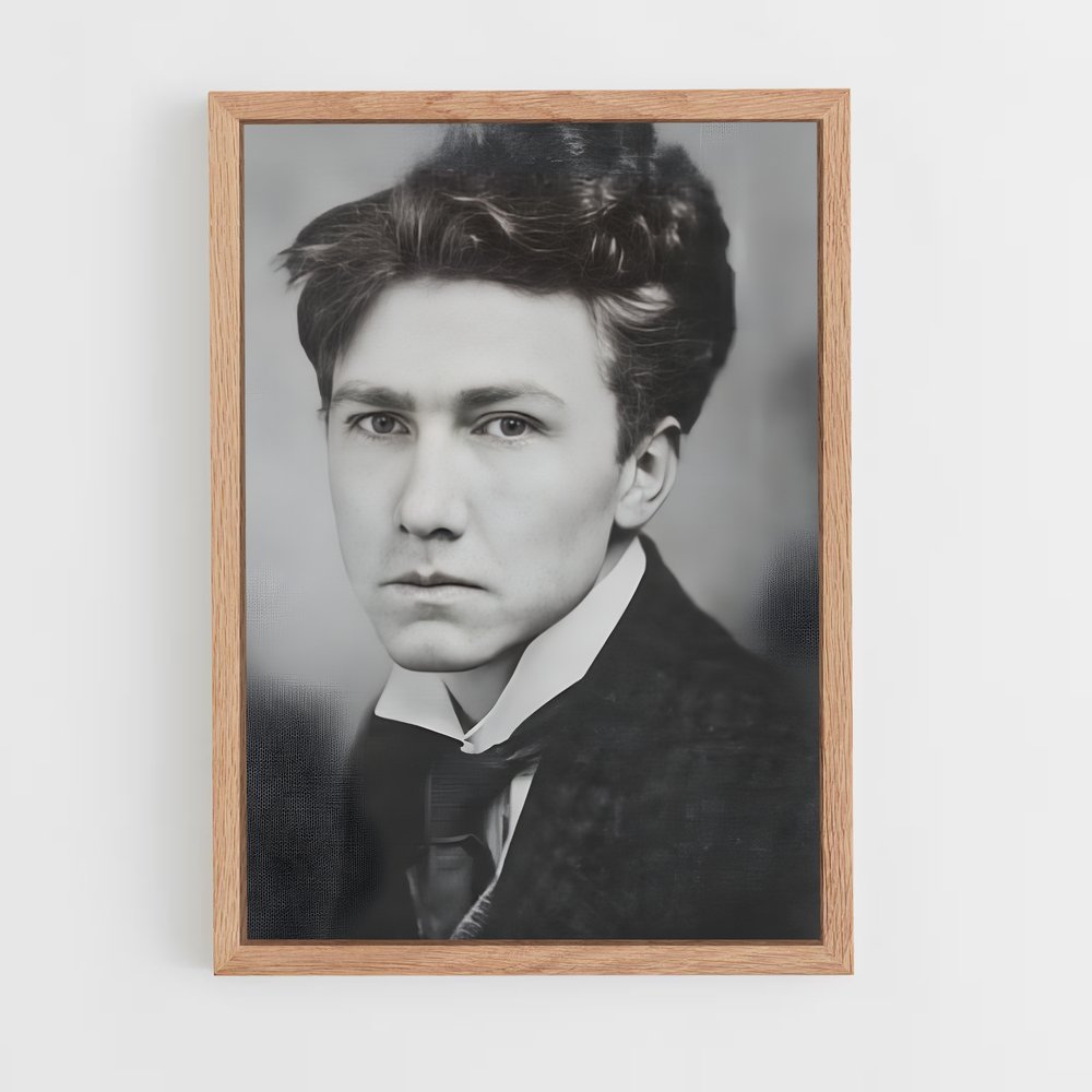 ap-ezra pound-4 cadre Bois clair