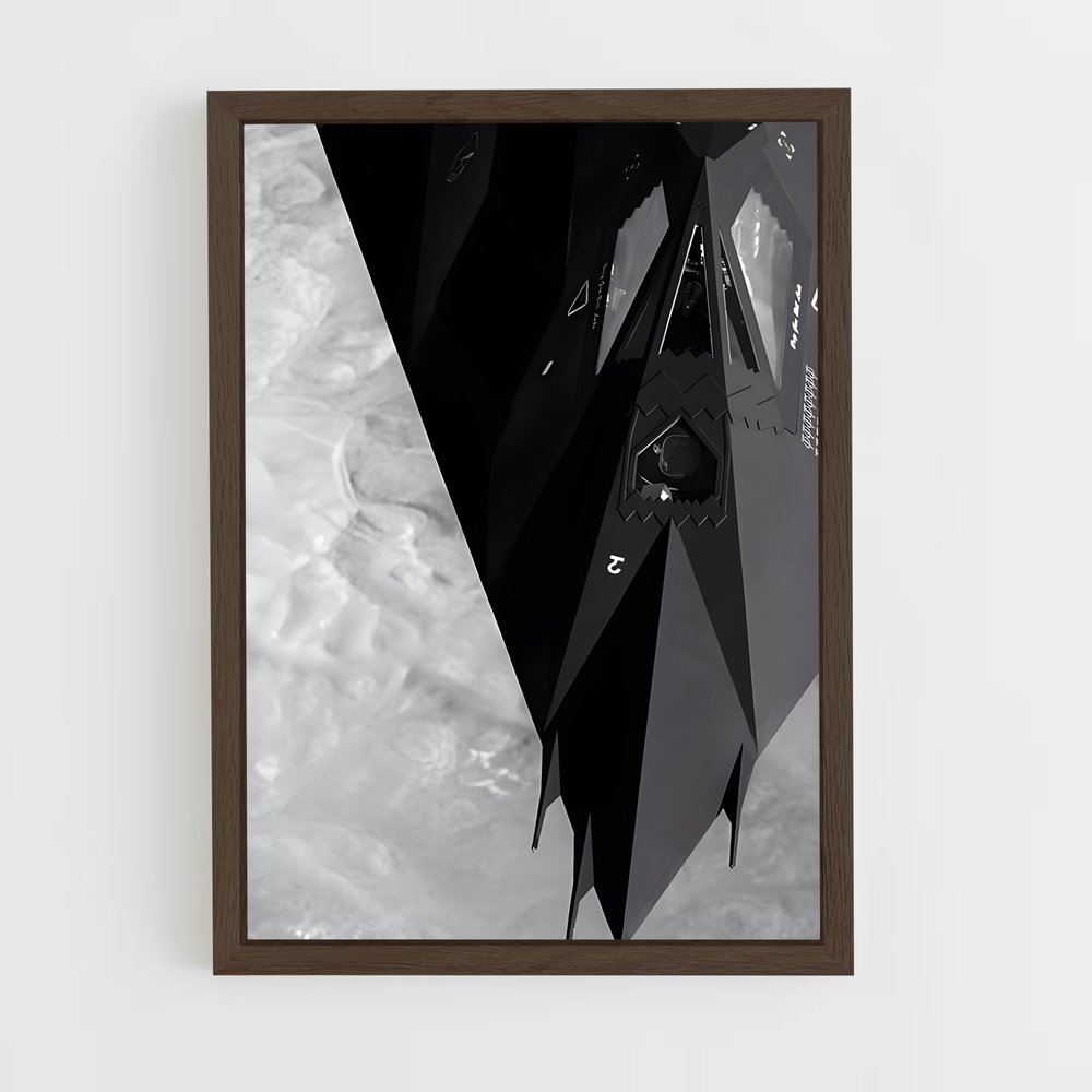 ap-f-117 nighthawk-1 cadre Bois foncé