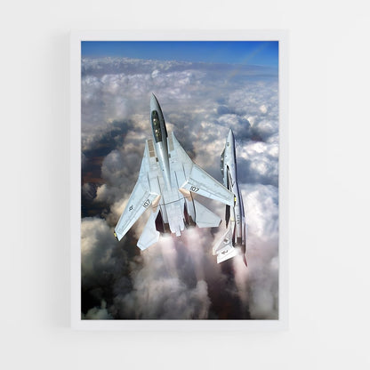 ap-f-14 tomcat-1 cadre Blanc