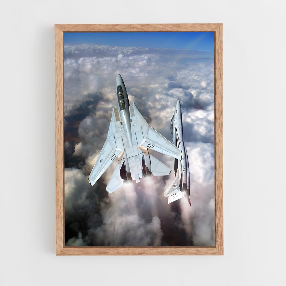 ap-f-14 tomcat-1 cadre Bois clair