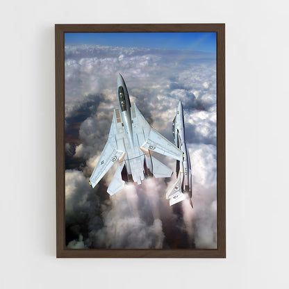 ap-f-14 tomcat-1 cadre Bois foncé