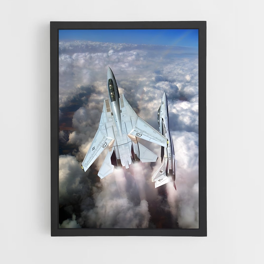ap-f-14 tomcat-1 cadre Noir