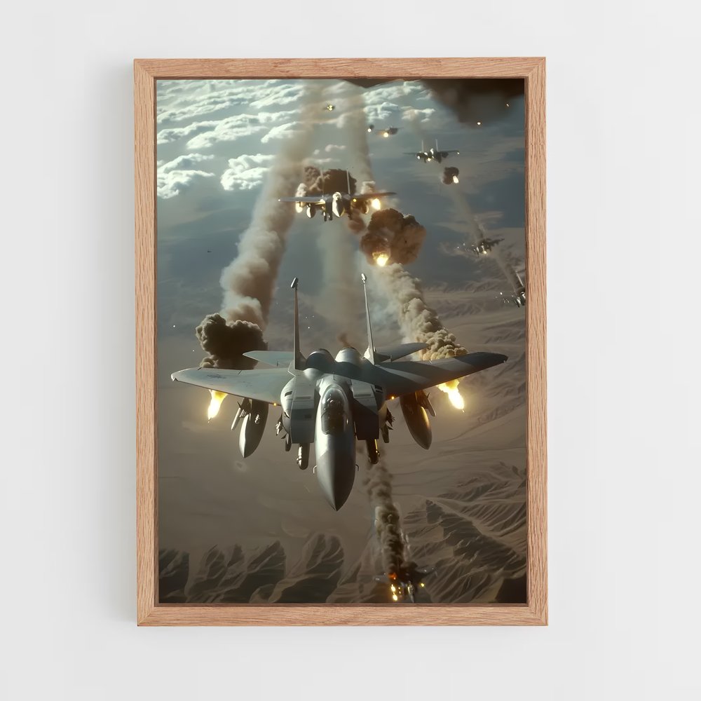 ap-f-15 eagle-5 cadre Bois clair