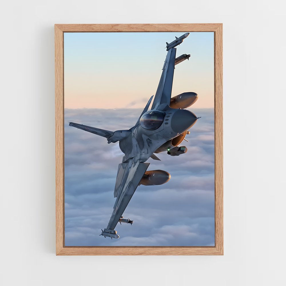 ap-f-16 falcon-1 cadre Bois clair