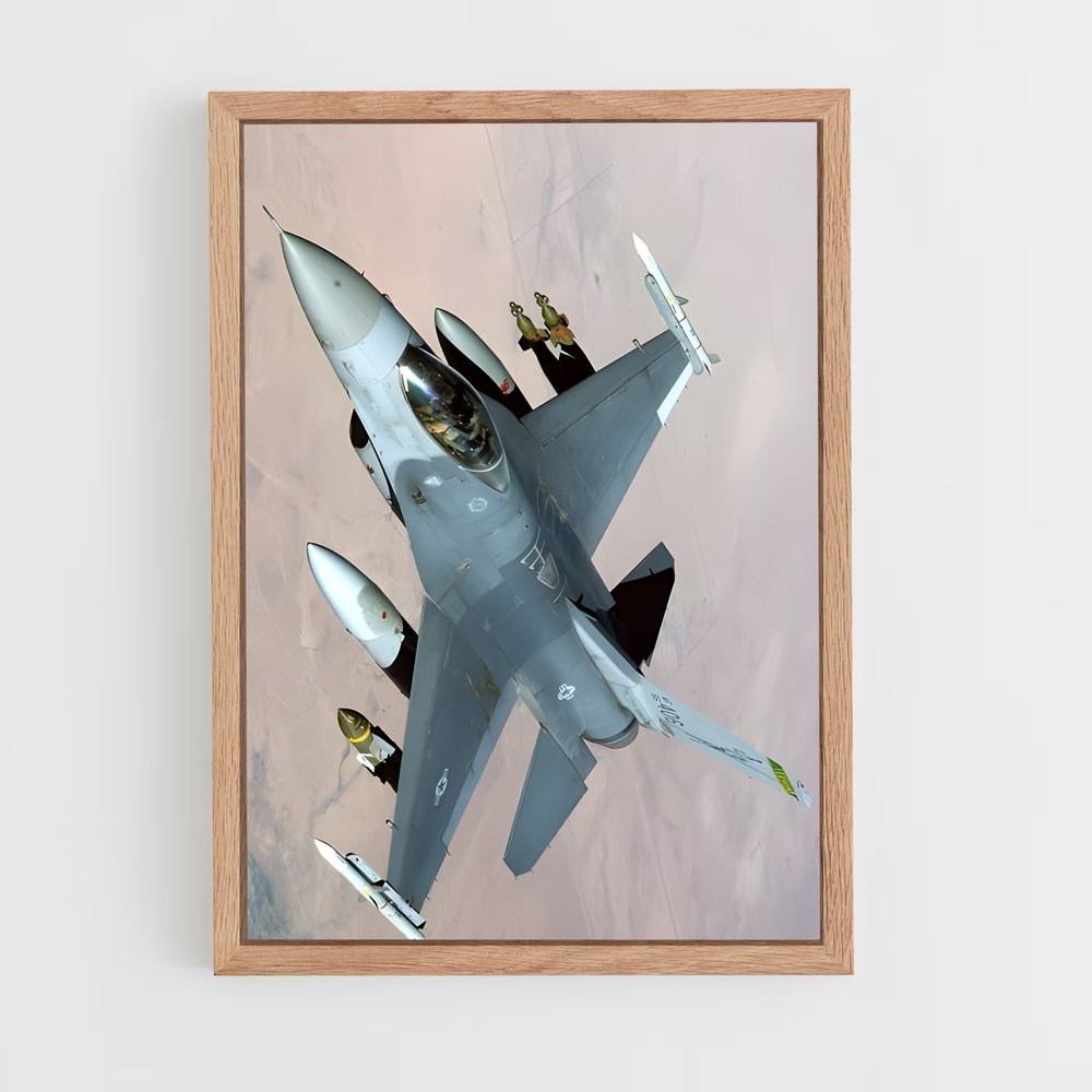 ap-f-16 falcon-2 cadre Bois clair