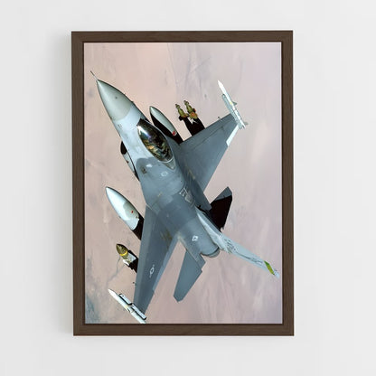 ap-f-16 falcon-2 cadre Bois foncé