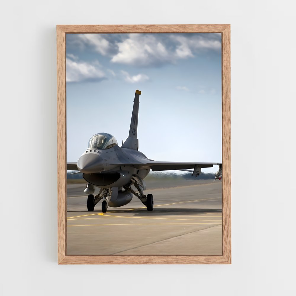 ap-f-16 falcon-3 cadre Bois clair
