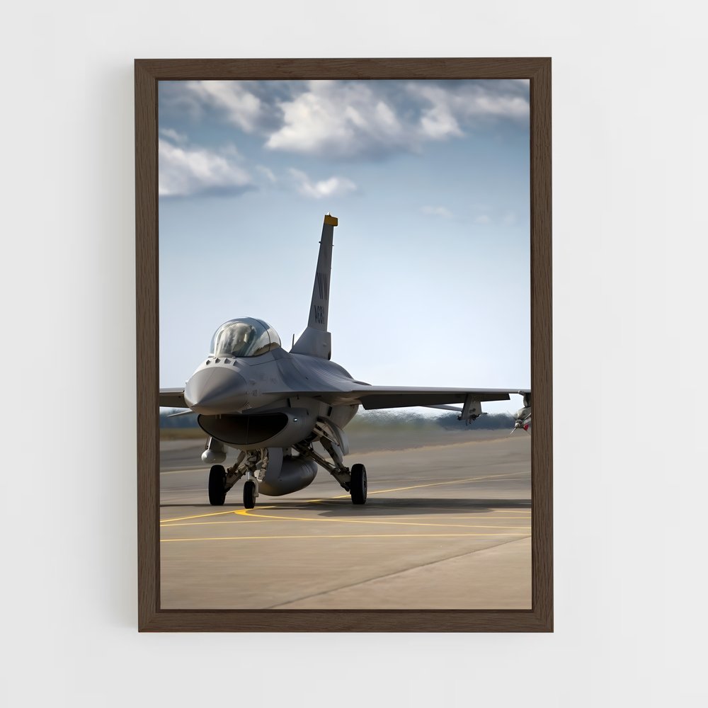 ap-f-16 falcon-3 cadre Bois foncé