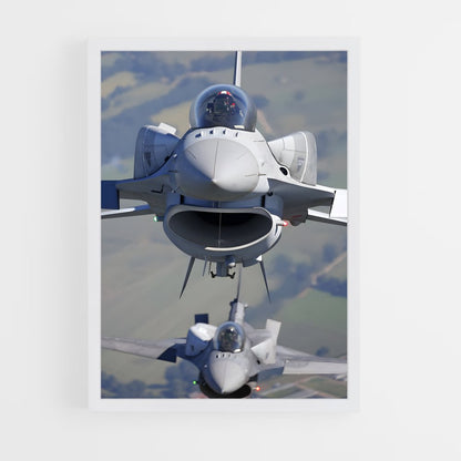 ap-f-16 falcon-5 cadre Blanc