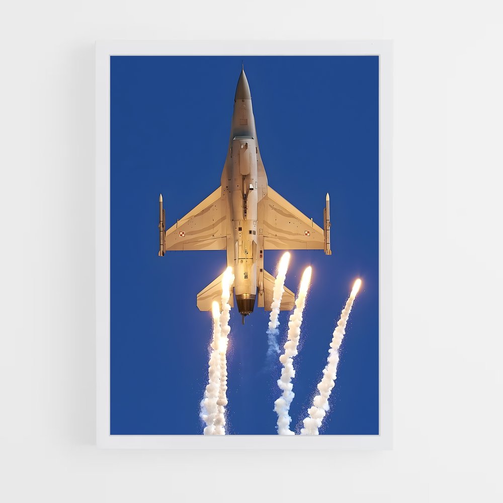 ap-f-16 falcon-6 cadre Blanc