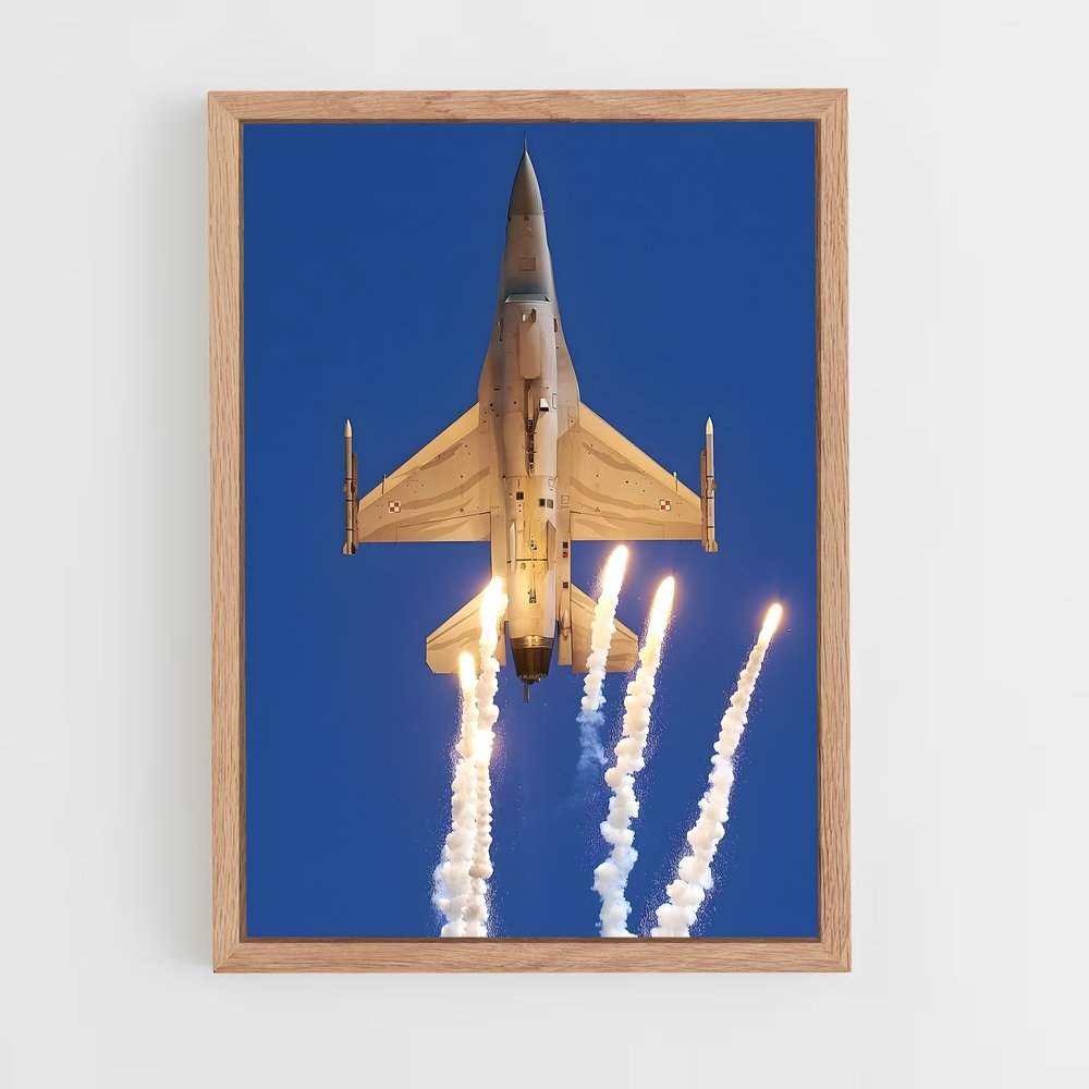 ap-f-16 falcon-6 cadre Bois clair