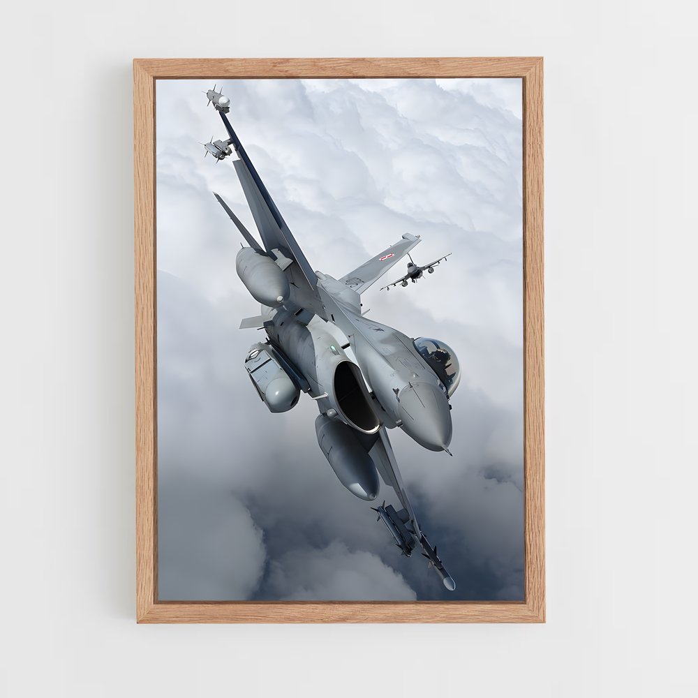 ap-f-16 falcon-7 cadre Bois clair