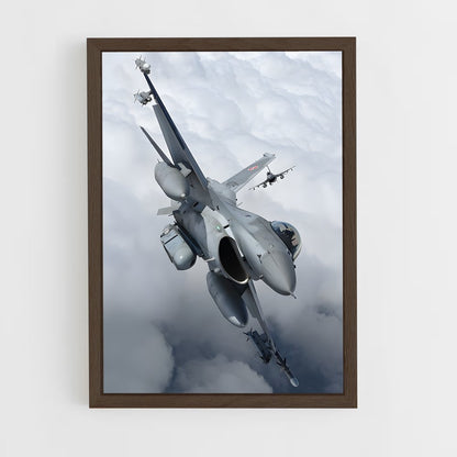 ap-f-16 falcon-7 cadre Bois foncé