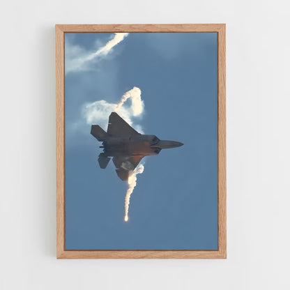 ap-f-22 raptor-6 cadre Bois clair