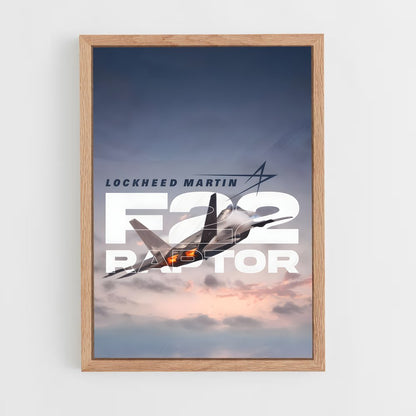 ap-f-22 raptor-8 cadre Bois clair