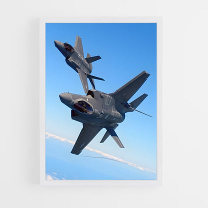 ap-f-35 lightning ii-1 cadre Blanc