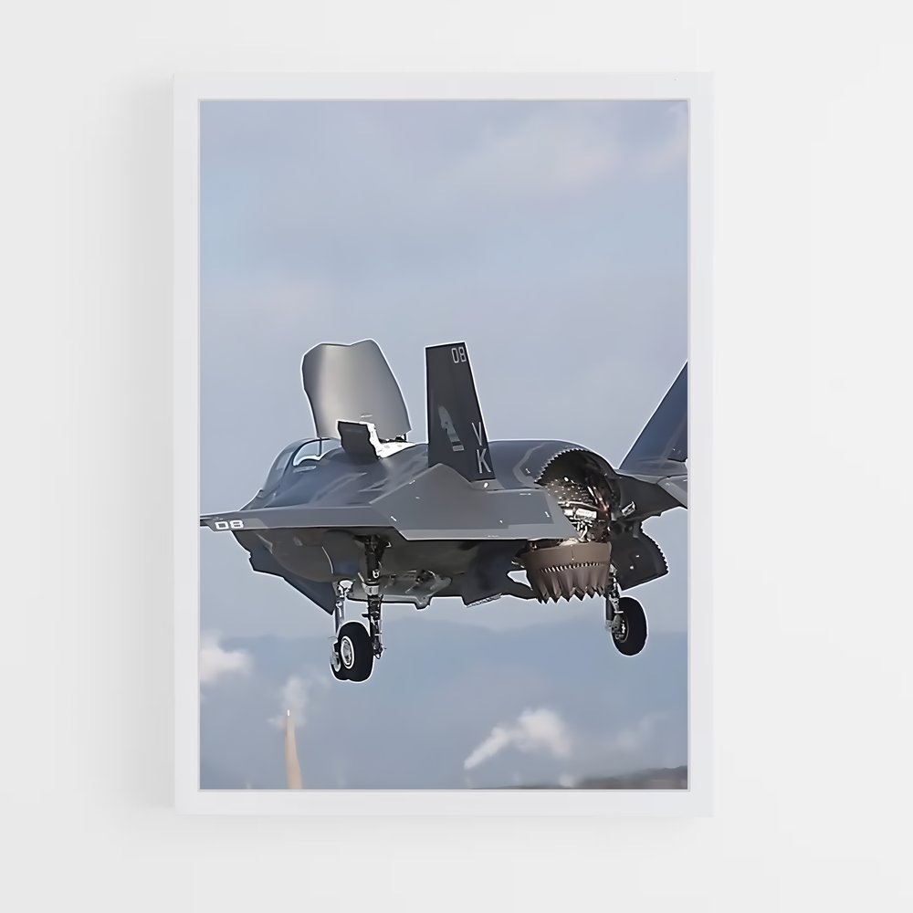 ap-f-35 lightning ii-2 cadre Blanc