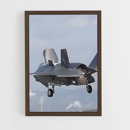 ap-f-35 lightning ii-2 cadre Bois foncé