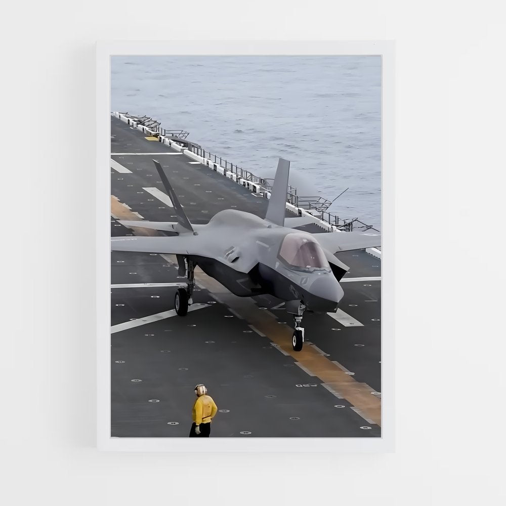 ap-f-35 lightning ii-4 cadre Blanc