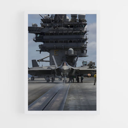 ap-f-35 lightning ii-6 cadre Blanc