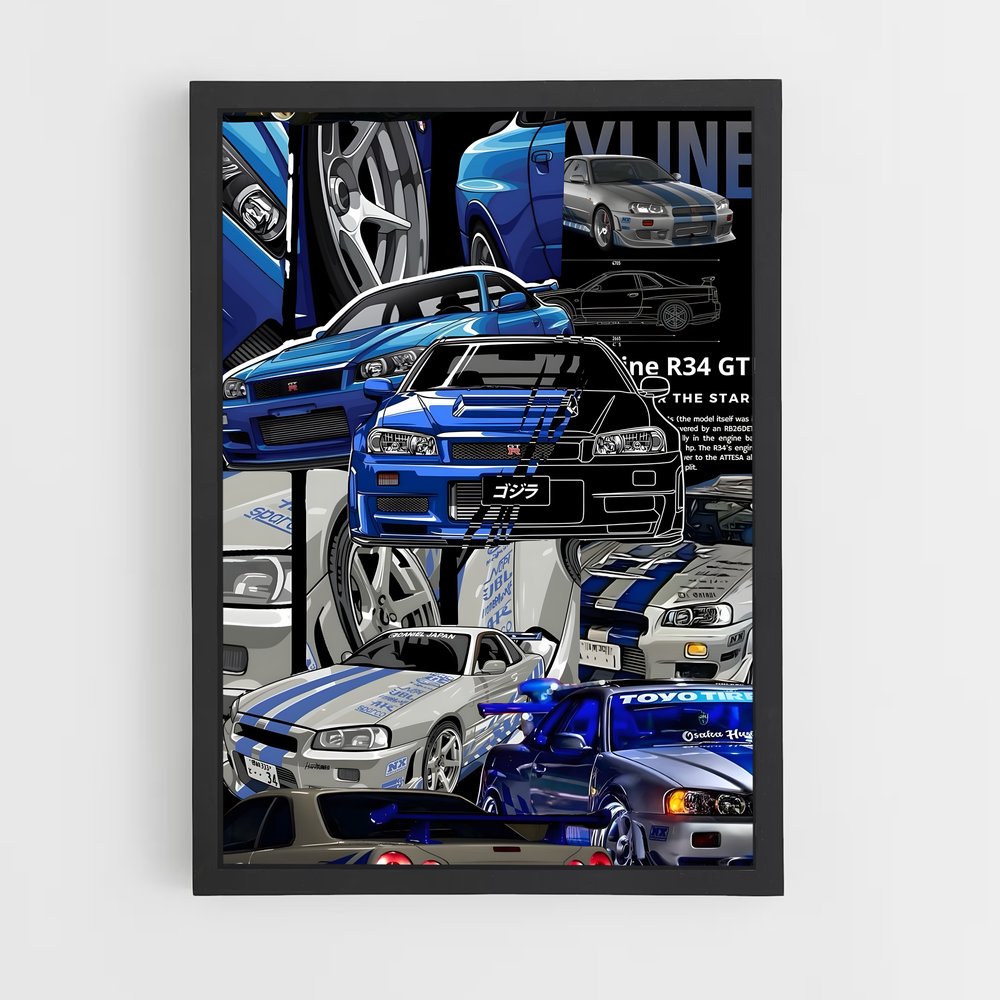 ap-f1 gtr-8 cadre Noir