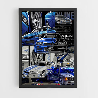 ap-f1 gtr-8 cadre Noir