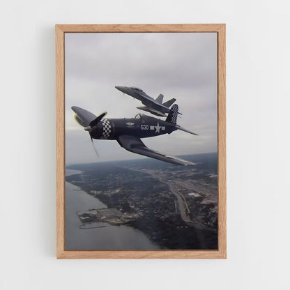 ap-f4u corsair-3 cadre Bois clair