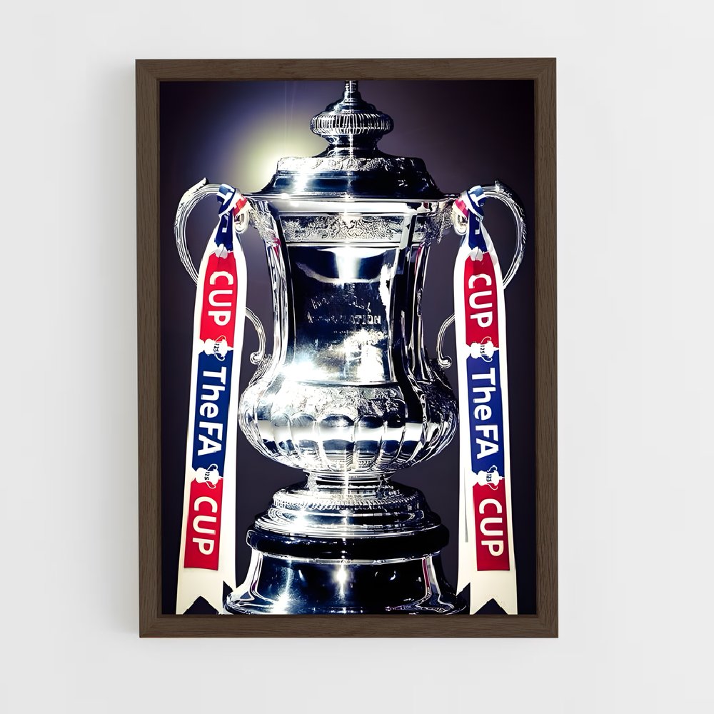 ap-fa cup england-2 cadre Bois foncé