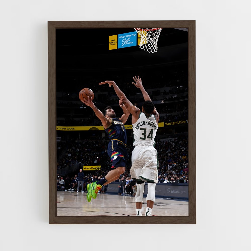 ap-facundo campazzo-6 cadre Bois foncé