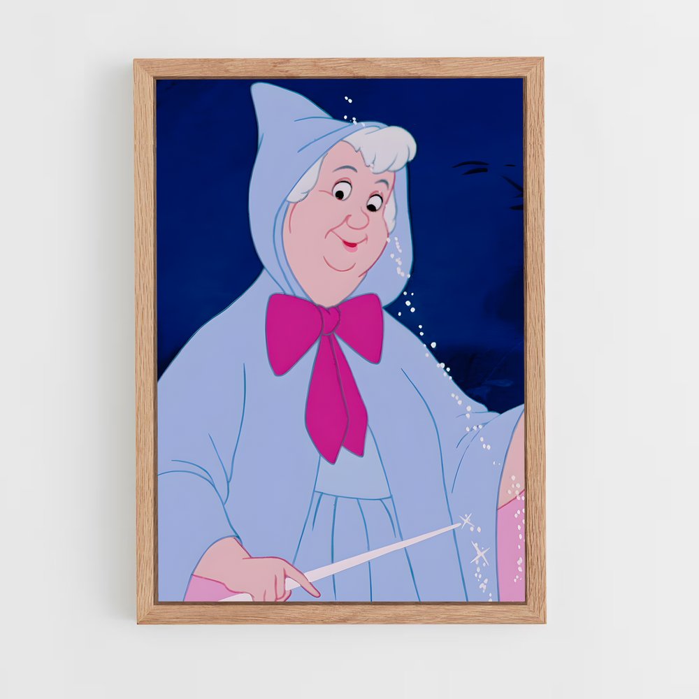ap-fairy godmother-3 cadre Bois clair