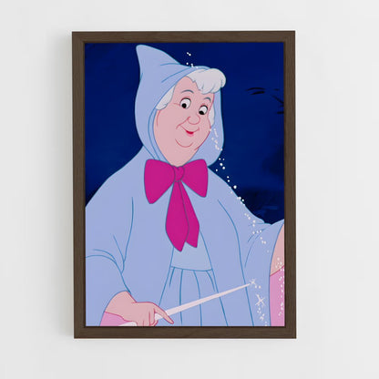 ap-fairy godmother-3 cadre Bois foncé