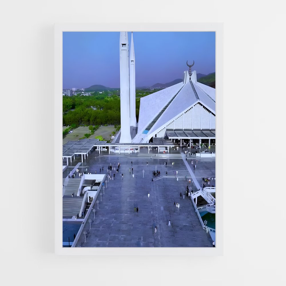 ap-faisal mosque-5 cadre Blanc