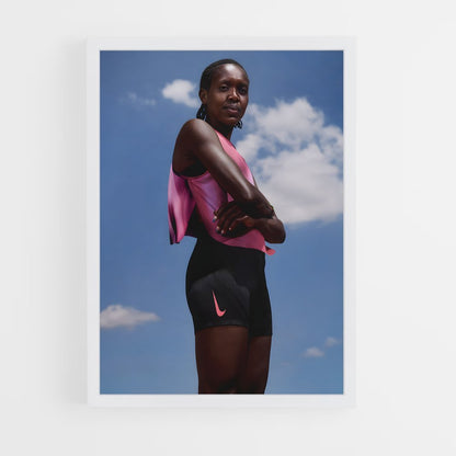 ap-faith kipyegon-3 cadre Blanc