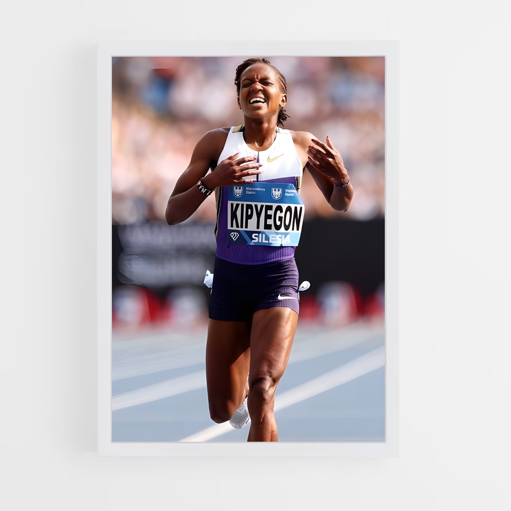 ap-faith kipyegon-7 cadre Blanc