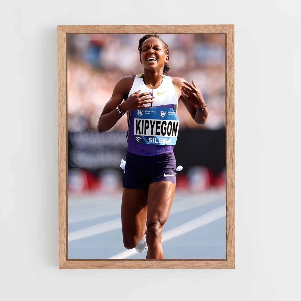 ap-faith kipyegon-7 cadre Bois clair