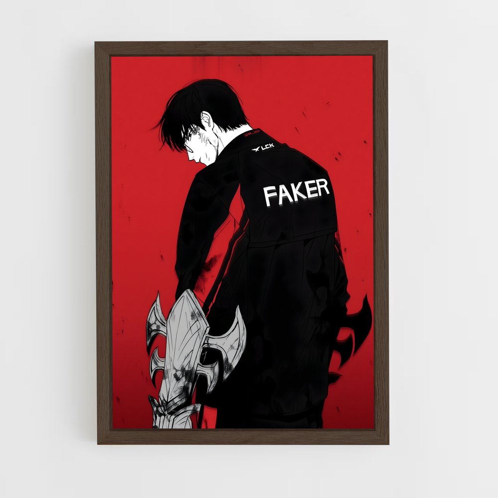 ap-faker-3 cadre Bois foncé